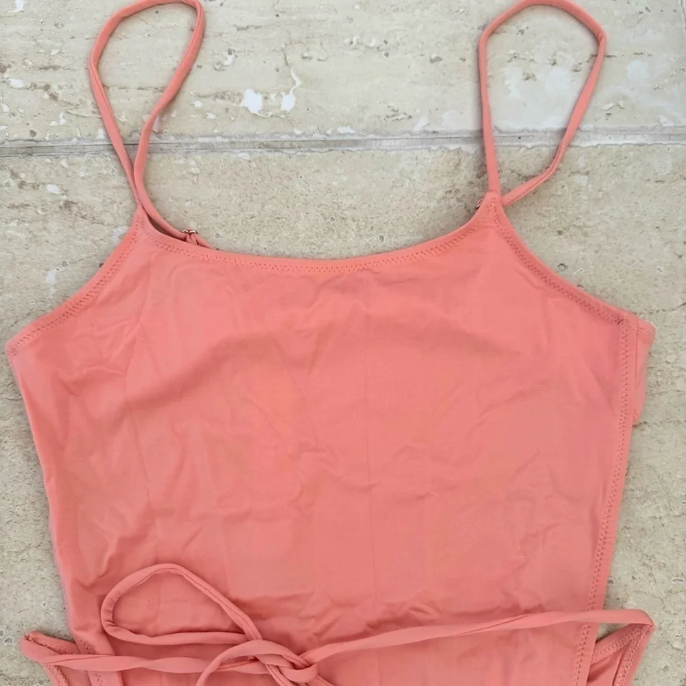 NWT! Monica Hansen Beachwear, One Piece, Peach Color, Size S - Picture 8 of 11